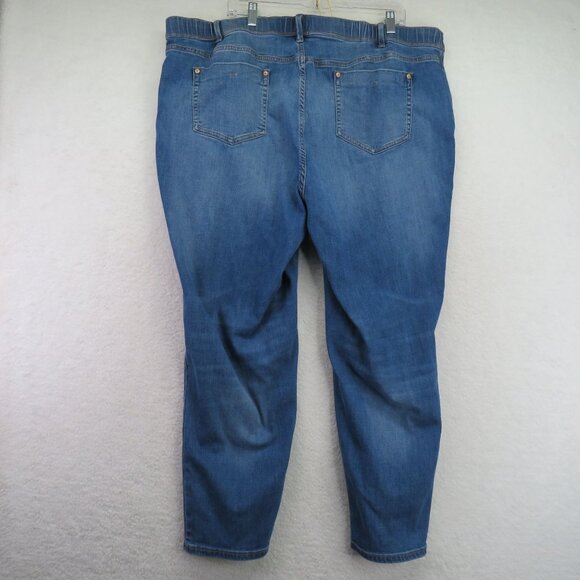 J Jill Jeans Size 24 Regular Slim Ankle Iconic Medium Wash Cotton Stretch - Picture 3 of 13